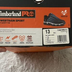 Timberland PRO Powertrain Sport Black and Blue Shoes